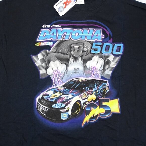 New Disney 2005 Nascar 47th Annual Daytona 500 T-Shirt Mens Big Bad Wolf Vintage - Picture 1 of 9